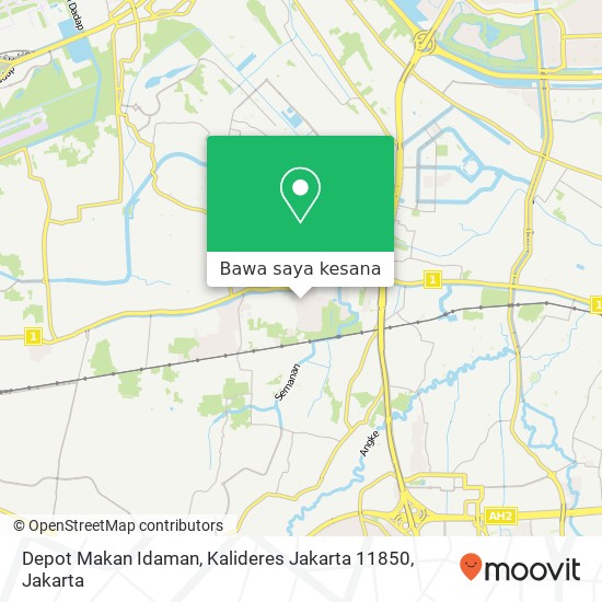 Peta Depot Makan Idaman, Kalideres Jakarta 11850