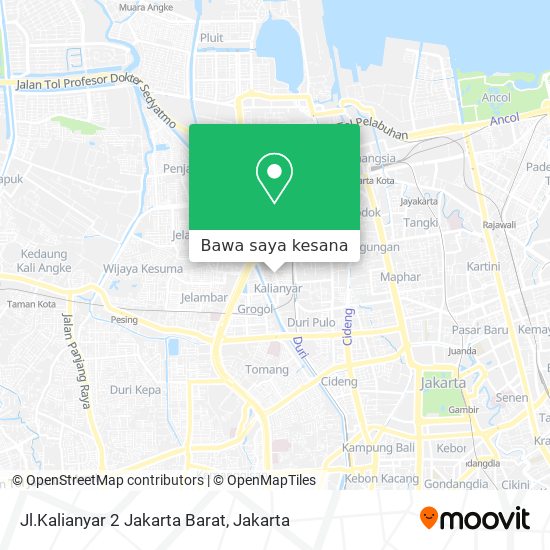 Peta Jl.Kalianyar 2 Jakarta Barat