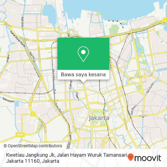 Peta Kwetiau Jangkung Jk, Jalan Hayam Wuruk Tamansari Jakarta 11160