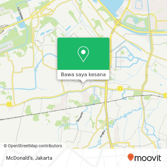 Peta McDonald's, Kalideres Jakarta 11840