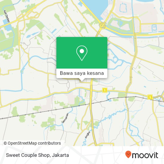 Peta Sweet Couple Shop, Jalan Utama Raya Cengkareng Jakarta Barat 11730