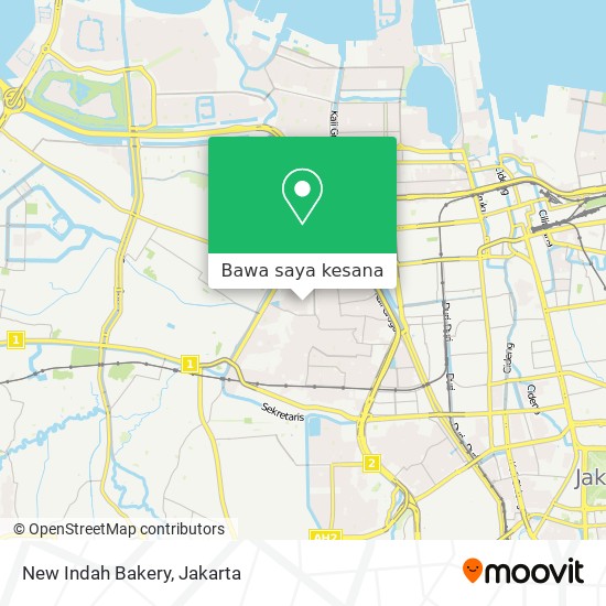 Peta New Indah Bakery