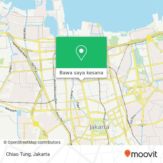 Peta Chiao Tung, Jalan Hayam Wuruk Tamansari Jakarta 11180