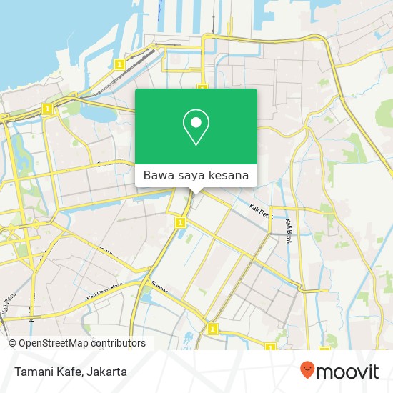 Peta Tamani Kafe, Kelapa Gading Jakarta Utara 14240