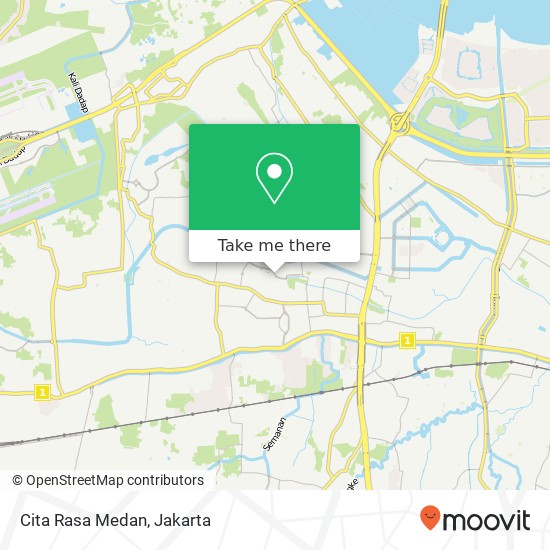 Peta Cita Rasa Medan, Jalan Kesayangan Utara Kalideres Jakarta 11830
