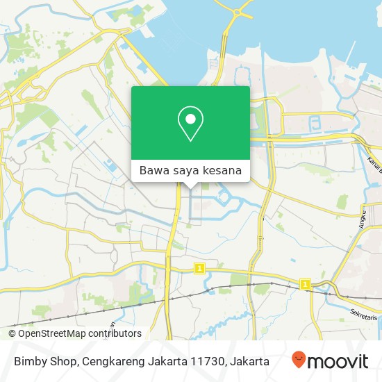 Peta Bimby Shop, Cengkareng Jakarta 11730