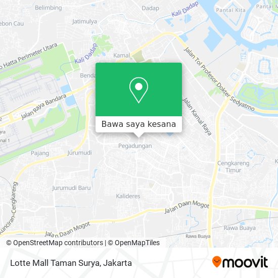 Peta Lotte Mall Taman Surya