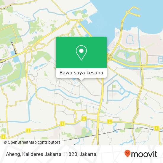 Peta Aheng, Kalideres Jakarta 11820
