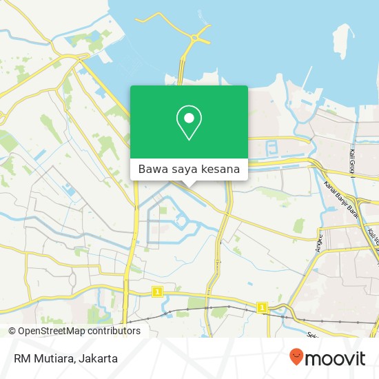 Peta RM Mutiara, Penjaringan Jakarta 14470