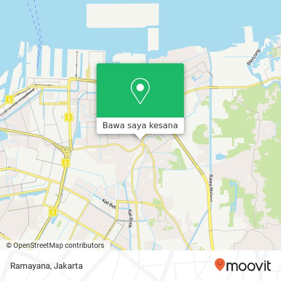 Peta Ramayana, Jalan Kramat Jaya Raya Koja Jakarta 14260