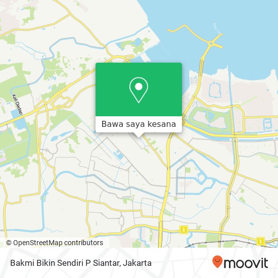 Peta Bakmi Bikin Sendiri P Siantar, Jalan Bahagia Kalideres Jakarta 11820