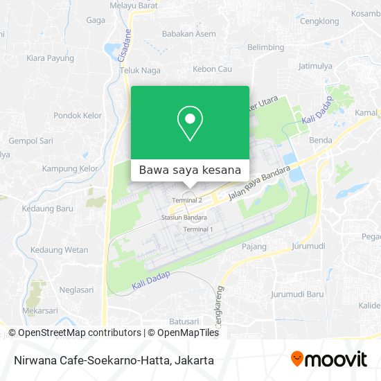 Peta Nirwana Cafe-Soekarno-Hatta