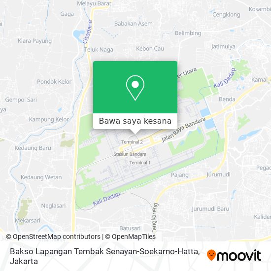 Peta Bakso Lapangan Tembak Senayan-Soekarno-Hatta