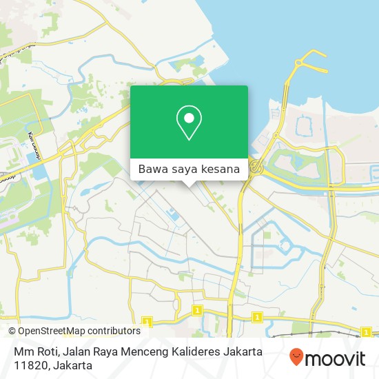 Peta Mm Roti, Jalan Raya Menceng Kalideres Jakarta 11820