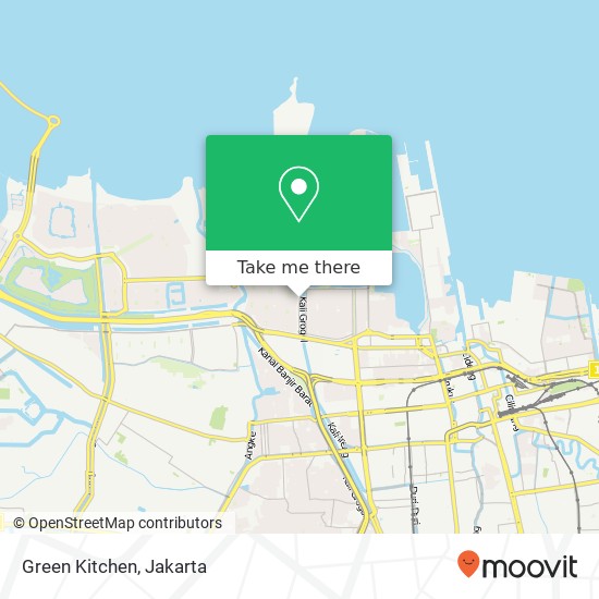 Peta Green Kitchen, Jalan Pluit Karang Timur Penjaringan Jakarta 14450