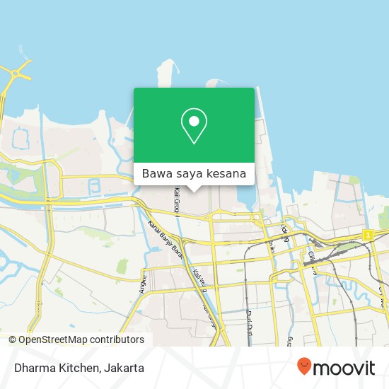 Peta Dharma Kitchen, Jalan Pluit Kencana Penjaringan Jakarta 14450