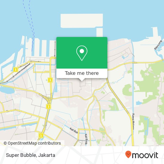 Peta Super Bubble, Jalan Lontar 5 Koja Jakarta 14260