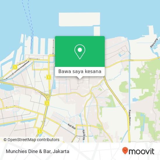 Peta Munchies Dine & Bar, Jalan Lontar 7