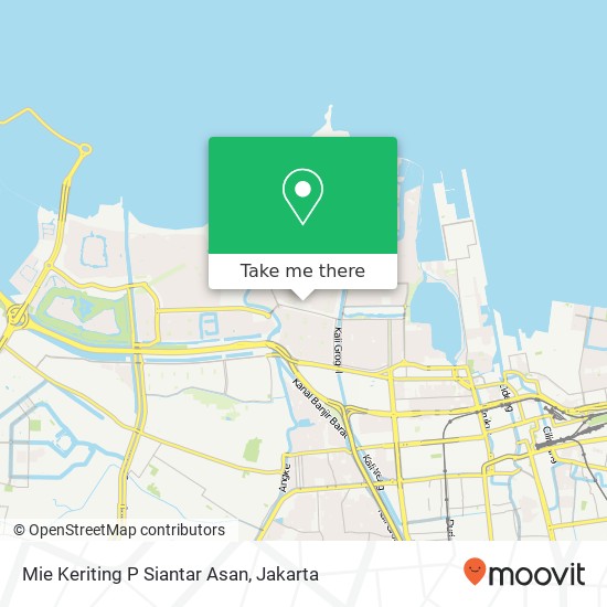 Peta Mie Keriting P Siantar Asan, Jalan Niaga 3 Penjaringan Jakarta 14450