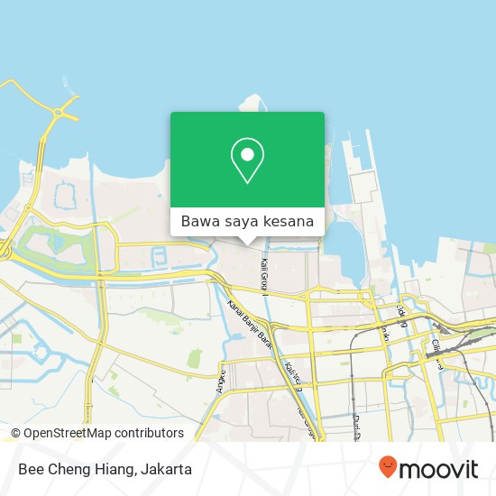 Peta Bee Cheng Hiang, Jalan Pluit Karang Muarakarang Penjaringan Jakarta 14450