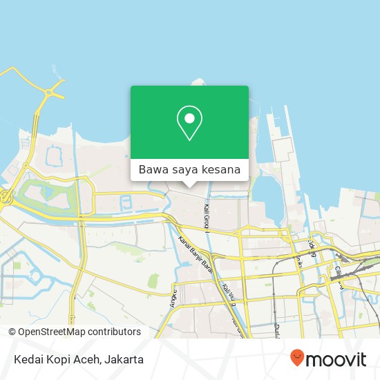 Peta Kedai Kopi Aceh, Jalan Niaga 1 Penjaringan Jakarta 14450