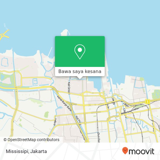 Peta Mississipi, Penjaringan Jakarta 14450