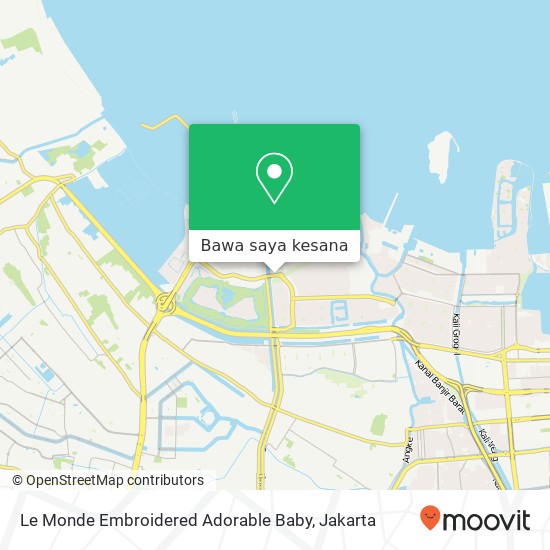 Peta Le Monde Embroidered Adorable Baby, Jalan Marina Raya 2 Penjaringan Jakarta 14460