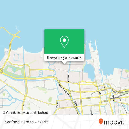 Peta Seafood Garden, Jalan Muara Karang Penjaringan Jakarta Utara 14450