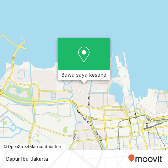 Peta Dapur Ibu, Jalan Muara Karang Penjaringan Jakarta Utara 14450