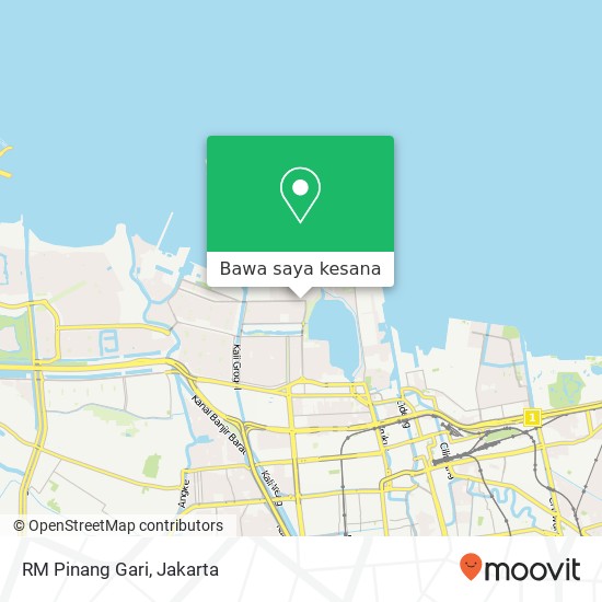 Peta RM Pinang Gari, Jalan Raya Pluit Utara Penjaringan 14450