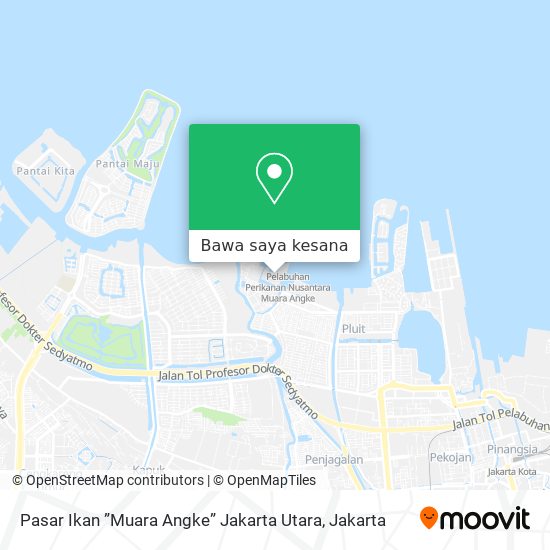Peta Pasar Ikan ”Muara Angke” Jakarta Utara