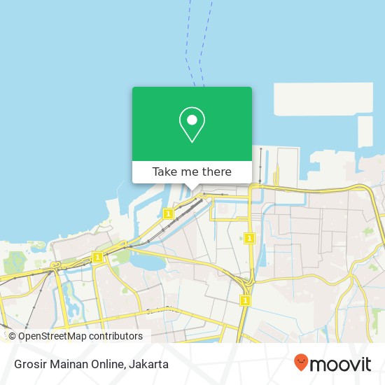 Peta Grosir Mainan Online, Jalan Pulau Galang