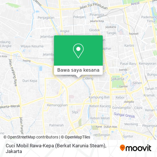 Peta Cuci Mobil Rawa-Kepa (Berkat Karunia Steam)