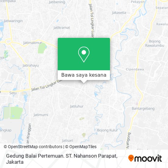 Peta Gedung Balai Pertemuan. ST. Nahanson Parapat