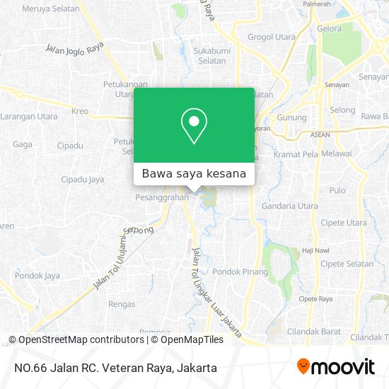 Peta NO.66 Jalan RC. Veteran Raya
