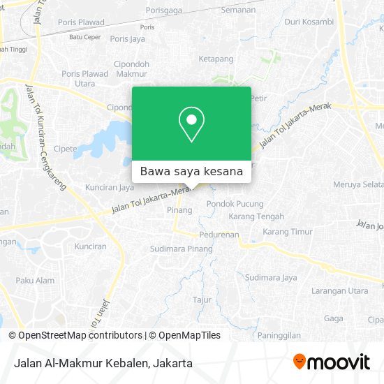 Peta Jalan Al-Makmur Kebalen