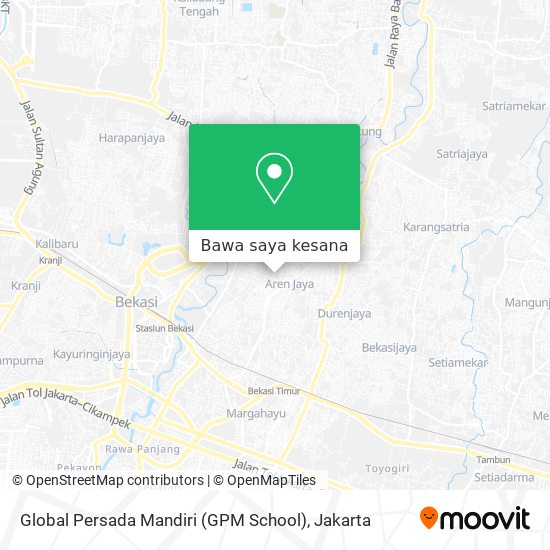 Peta Global Persada Mandiri (GPM School)