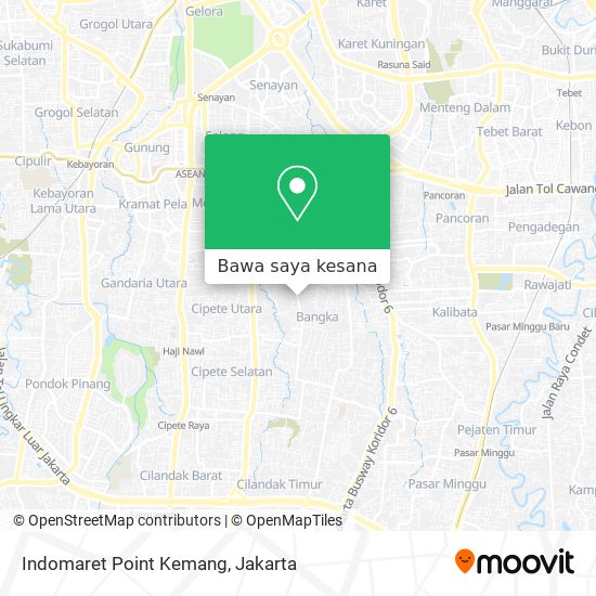 Peta Indomaret Point Kemang