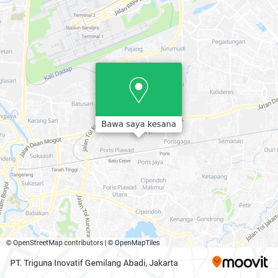 Peta PT. Triguna Inovatif Gemilang Abadi