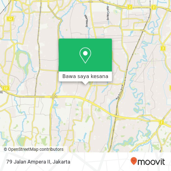 Peta 79 Jalan Ampera II