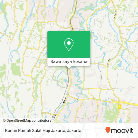 Peta Kantin Rumah Sakit Haji Jakarta