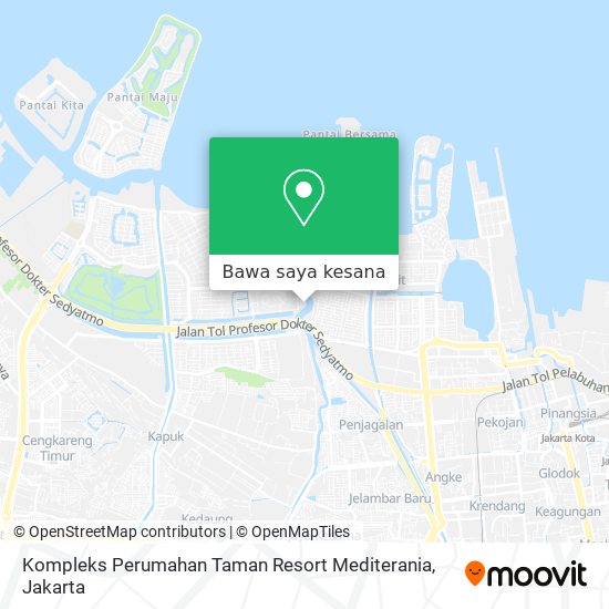 Peta Kompleks Perumahan Taman Resort Mediterania
