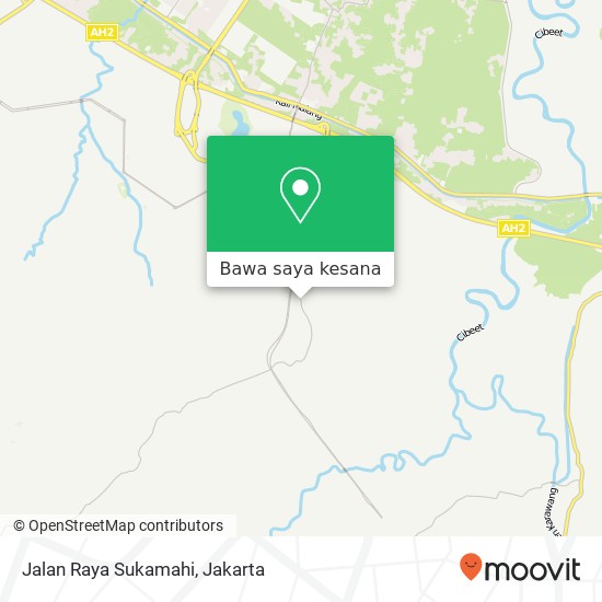 Peta Jalan Raya Sukamahi