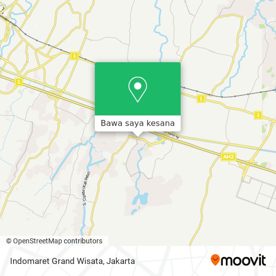 Peta Indomaret Grand Wisata