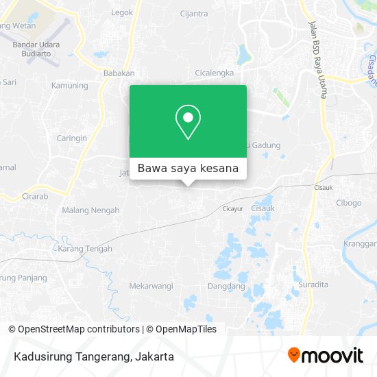 Peta Kadusirung Tangerang