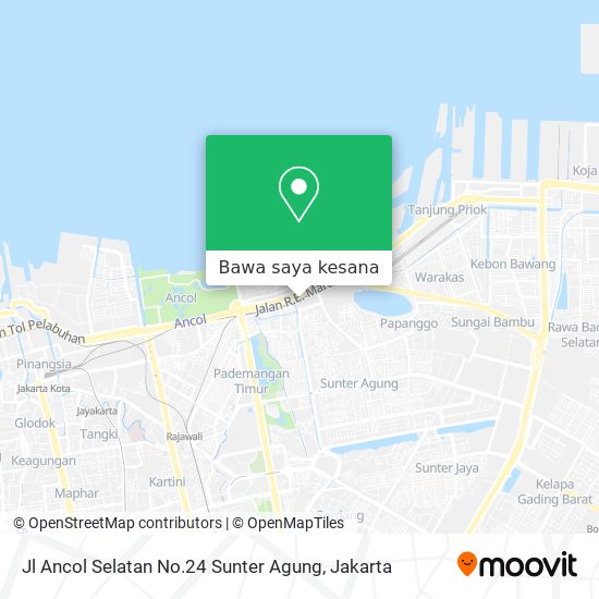 Peta Jl Ancol Selatan No.24 Sunter Agung