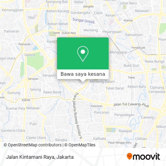 Peta Jalan Kintamani Raya