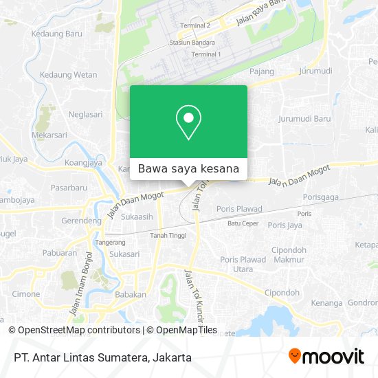 Peta PT. Antar Lintas Sumatera