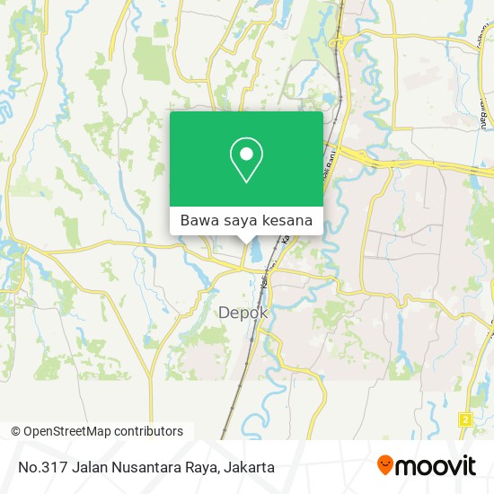 Peta No.317 Jalan Nusantara Raya