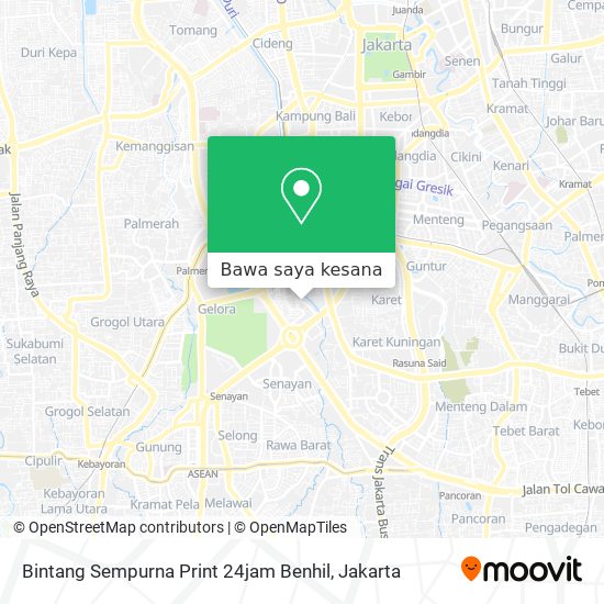 Peta Bintang Sempurna Print 24jam Benhil